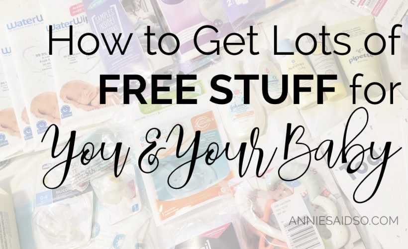 Find out how to get lots of free stuff for you and your baby