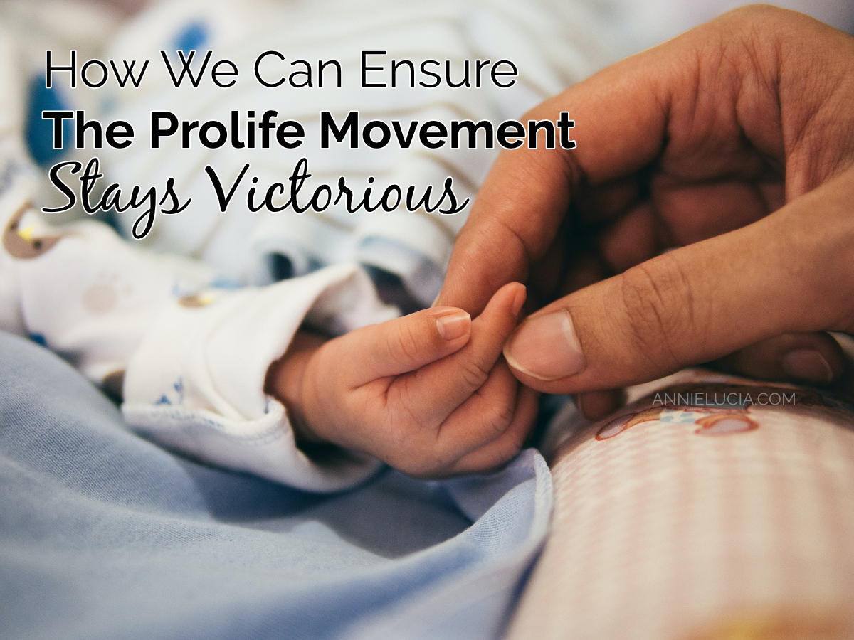 The Prolife Movement Is Winning: How We Can Help It Stay Victorious