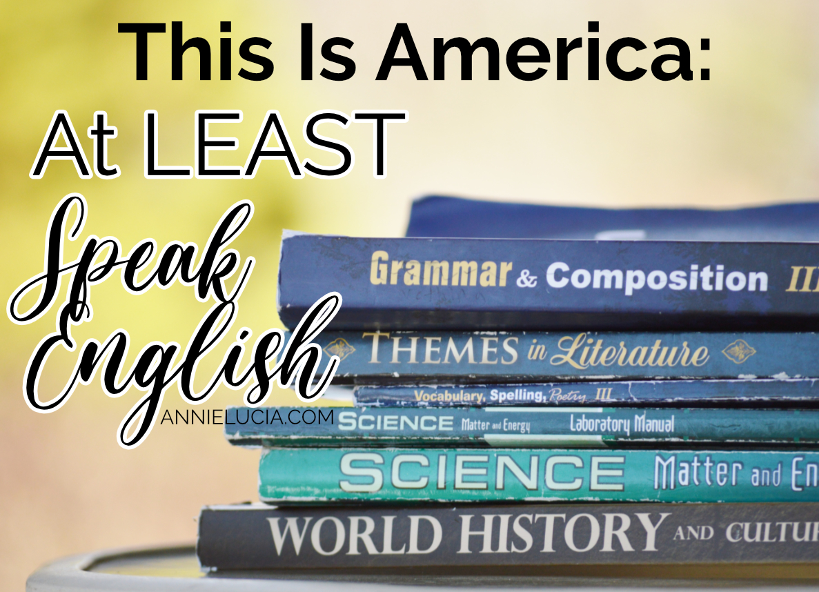 This Is America: At Least Speak English